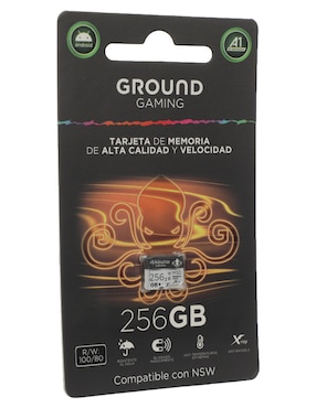 Memoria Micro SD Ground Gaming capacidad 256 GB