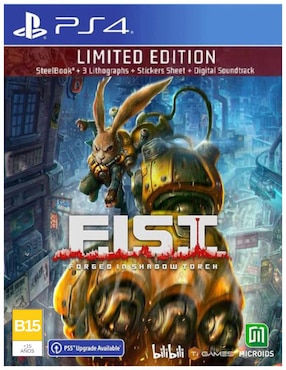 F.I.S.T. Forged In Shadow Playstation limitada para PS4