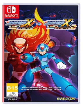 Megaman X Legacy Collection 1 + 2 Nintendo Switch estándar para Nintendo Switch