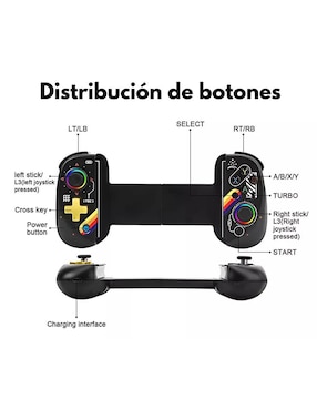 Control gamepad para celular Mr. Gadgets compatible con iPhone y Andriod