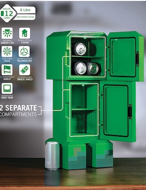 Mini refrigerador Ukonic Minecraft Minibar Creeper