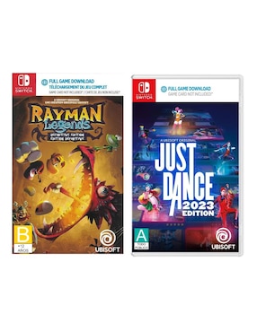 Rayman Legends + Just Dance 2023 Code In Box Bundle Para Nintendo Switch