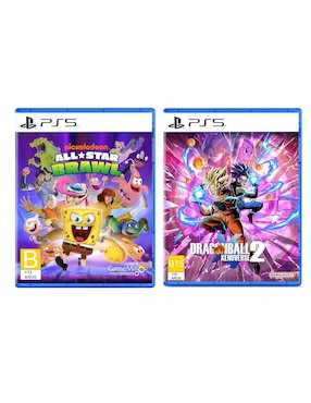 Nickelodeon All Star Brawl + Dragon Ball Xenoverse 2 Bundle Para PS5