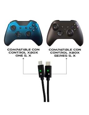Cargador de control Xbox Virtual Zone USB + USB tipo C