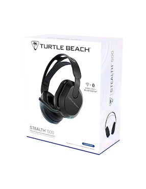 Audífonos On-Ear Turtle Beach Stealth 500 Gen 3 Ps Black inalámbricos
