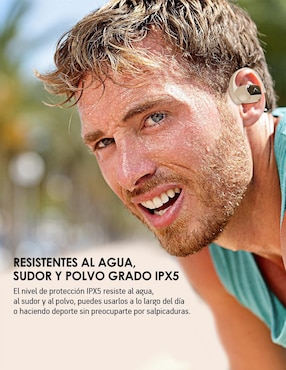 Audífonos On-Ear Akane Sport Open Ear inalámbricos con cancelación de ruido