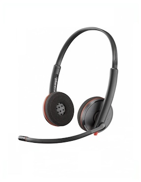 Audífonos On-Ear Poly Wire 3220 alámbricos con cancelación de ruido