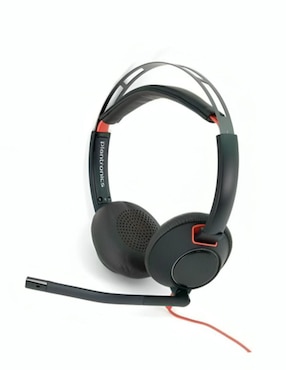 Audífonos On-Ear Poly Wire 5220 alámbricos con cancelación de ruido