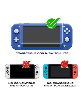 Mica para consola Virtual Zone Nintendo Switch Lite de cristal templado