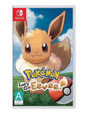 Pokémon Lets Go Eevee Edición Estándar Para Nintendo Switch