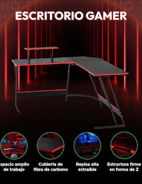 Escritorio armable gamer Titano de melamina