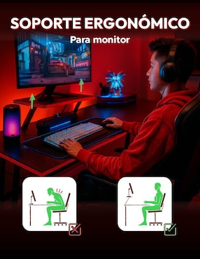 Escritorio armable gamer Titano de melamina