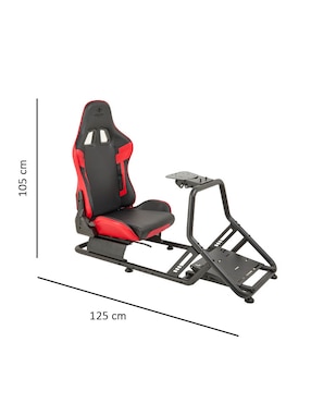 Asiento simulador de carreras Ground Gaming LRS09-BS01