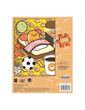 Rompecabezas anime Work from Bed Gudetama Usaopoly 1000 piezas