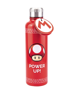 Botella de agua Nintendo Super Mario toad de acero inoxidable unisex