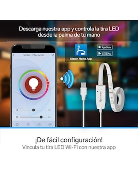 Serie decorativa Steren Smart Home SHOME-127 con 120 focos
