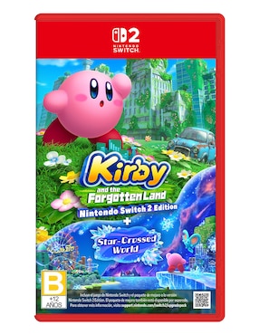 Kirby And The Forgotten Land + Star-Crossed World Nintendo estándar para Nintendo Switch 2