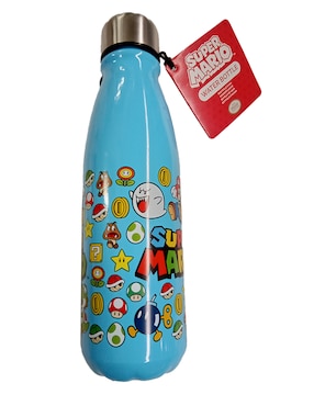 Botella de agua Nintendo Super Mario infantil unisex