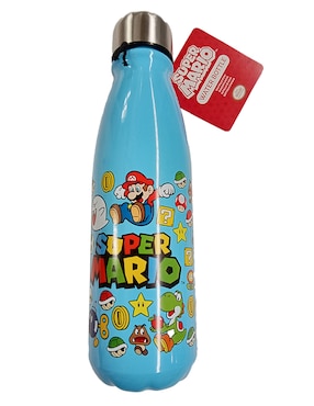 Botella de agua Nintendo Super Mario infantil unisex