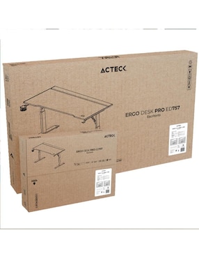 Escritorio armable Ergo Desk Pro ed757 Acteck de metal