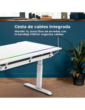 Escritorio armable Ergo Desk Pro ed757 Acteck de metal