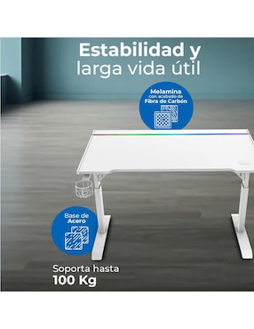 Escritorio armable Ergo Desk Pro ed757 Acteck de metal
