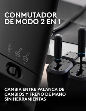 Palanca de cambios para simulador de carrera Logitech G alámbrico