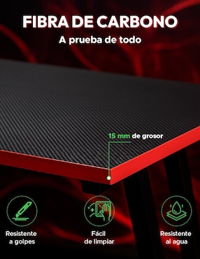Escritorio armable gamer Titano de melamina