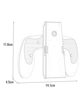 Cargador de control Nintendo Ground Gaming USB tipo C 6 W