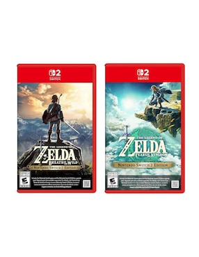 Zelda Tears Of The Kingdom + Breath of the Wild Nintendo bundle para Nintendo Switch 2
