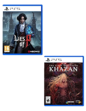 The First Berserker Khazan + Lies of P Playstation bundle para PS5