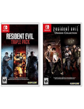 Resident Evil Triple Pack + Resident Evil Origins Collection Nintendo bundle para Nintendo Switch