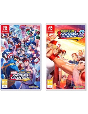 Marvel vs capcom fighting collection: arcade classics +  Capcom fighting collection 2 bundle para Nintendo switch