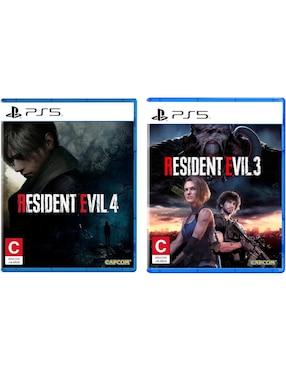 Resident Evil 3 + Resident Evil 4 Playstation bundle para PS5