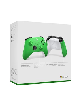Control Xbox velocity green inalámbrico