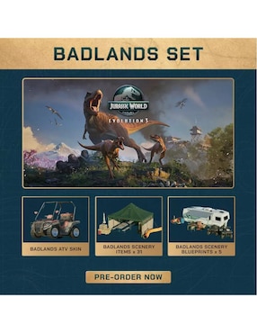 Jurassic World Evolution III Playstation estándar para PS5