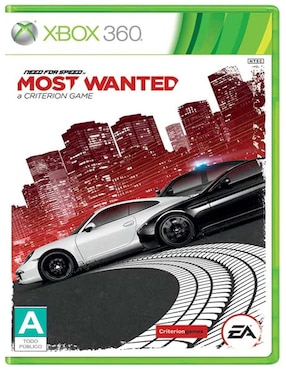 Need For Speed Most Wanted Xbox estándar para Xbox 360