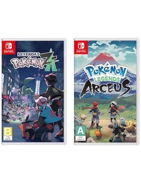 Pokemon Legends Z-A Game + Pokemon Legends Arceus Nintendo bundle para Nintendo Switch
