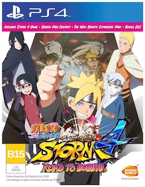 Naruto Storm 4 Road to Boruto Playstation estándar para PS4
