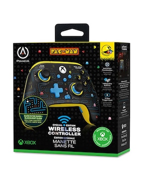 Control Power A inalámbrico para xbox edición especial Pac Man