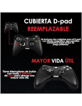 Control Msi force gc30 v2 inalámbrico para pc
