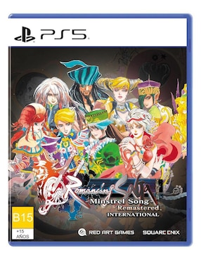 Romancing saga minstrel song remastered international Playstation Remastered para PS5