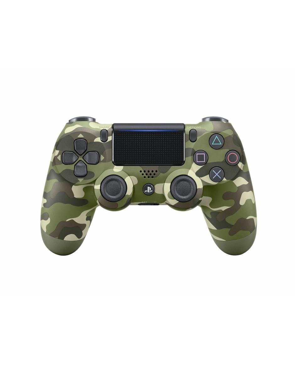 Control alámbrico e inalámbrico para PlayStation 4 edición Green Camuflaje