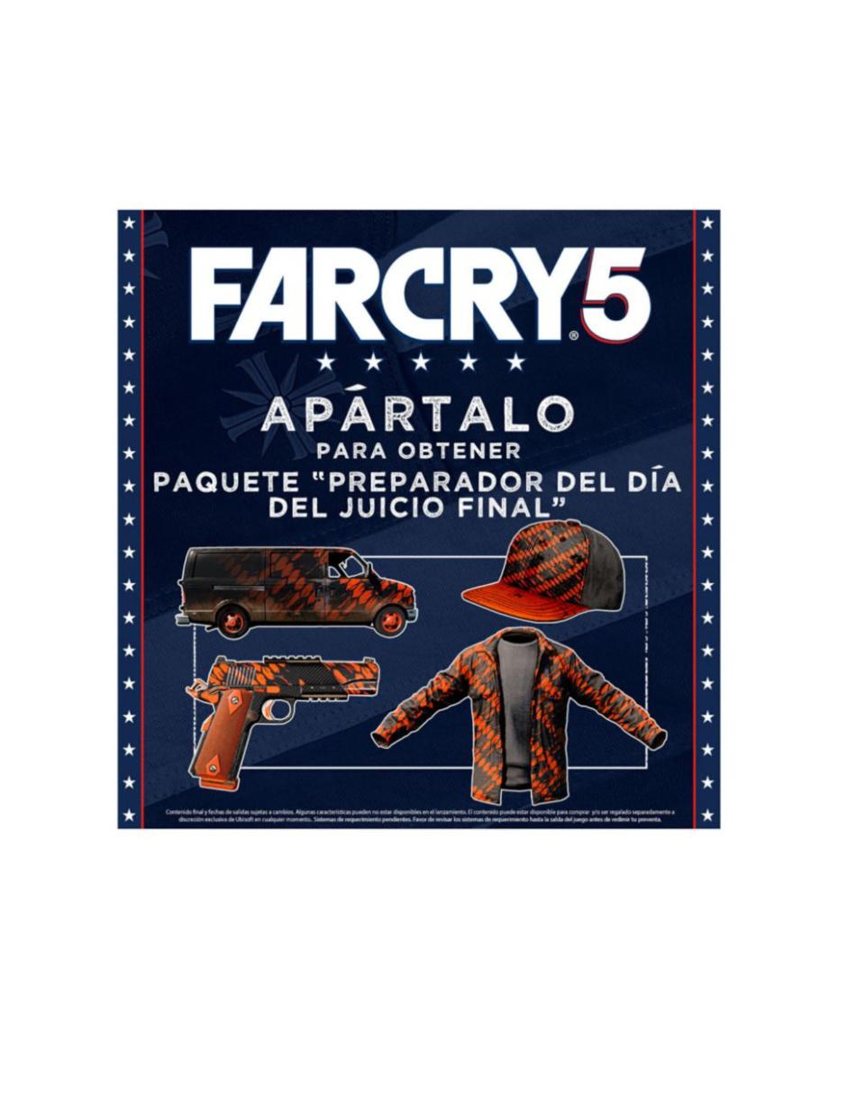 Far Cry 5 preventa para 2