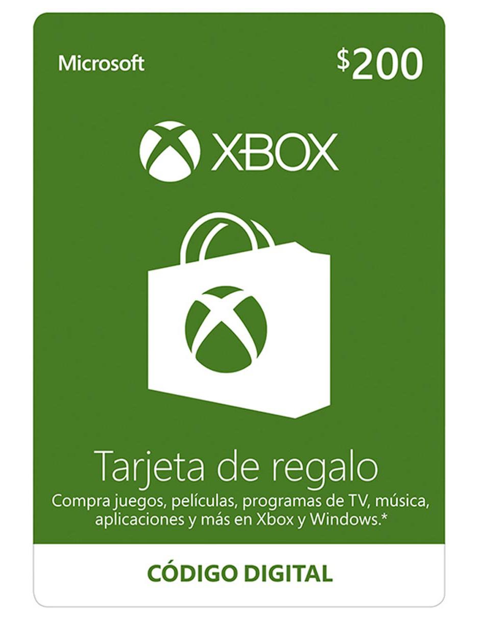 Dirigir fuga Monetario Xbox Live México dinero virtual 200 MNX para Xbox One