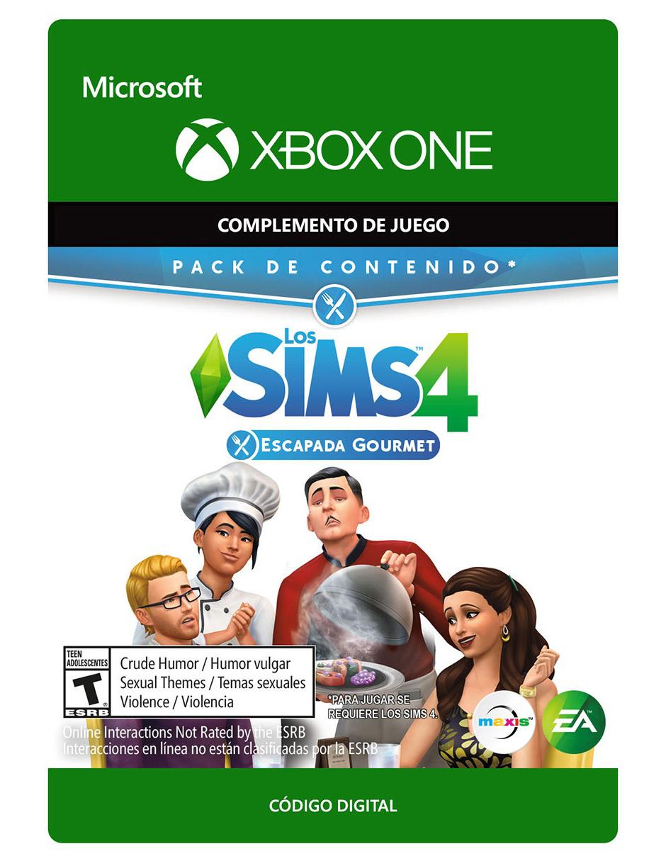 Los Sims 4: Escapada Gourmet Complemento de Juego Xbox One 1