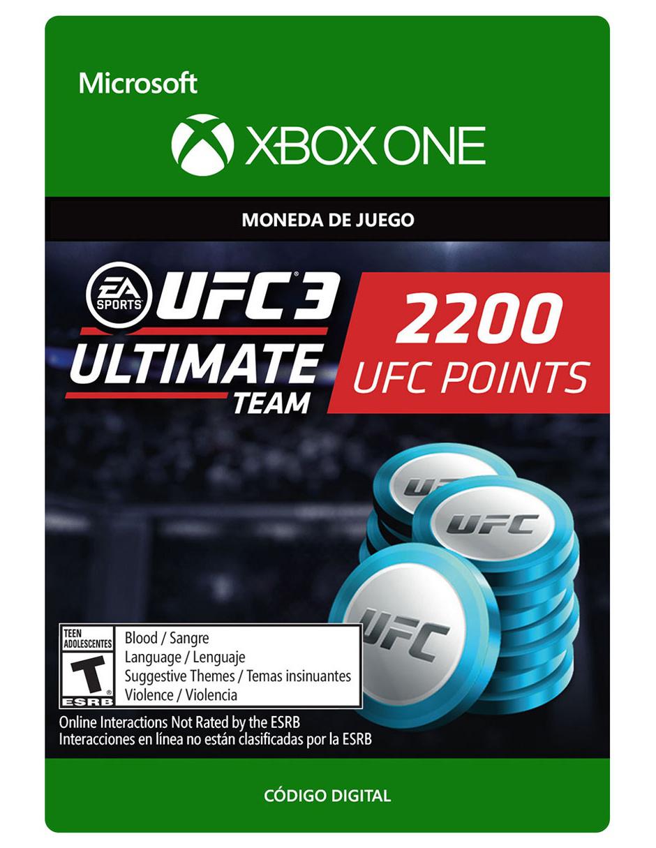UFC 3 Ultimate Team Monedas Virtuales Xbox One 1