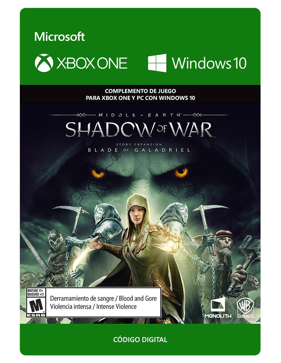 Middle-Earth: Shadow of War Complemento de Juego Xbox One y Windows 10 1