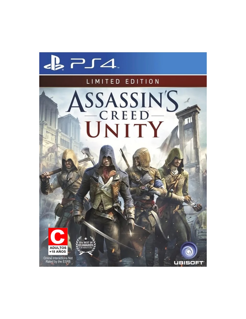 Assassin'S Creed Unity estándar para PS4 Assassin'S Creed Unity estándar para PS4