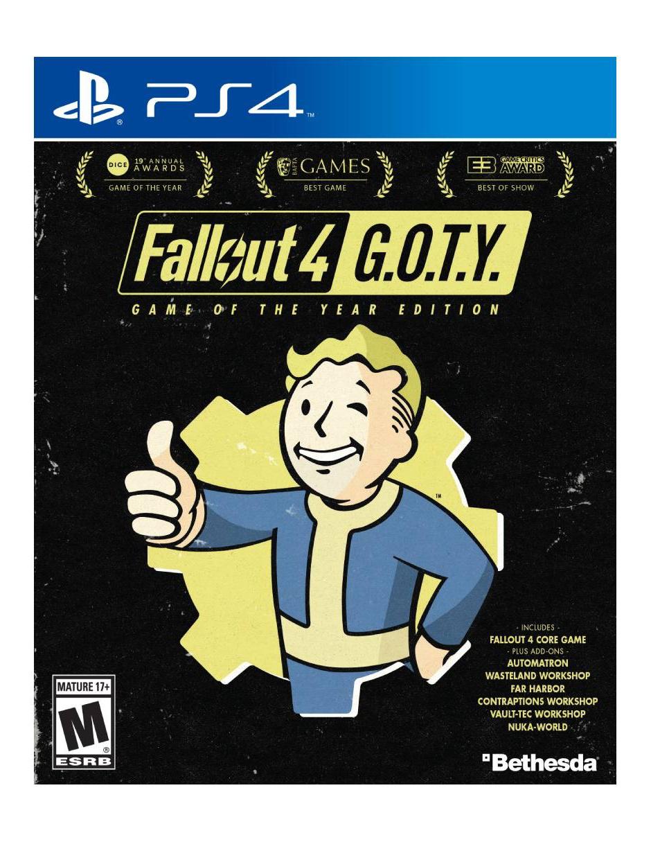 Fallout 4 game of the year para PS4